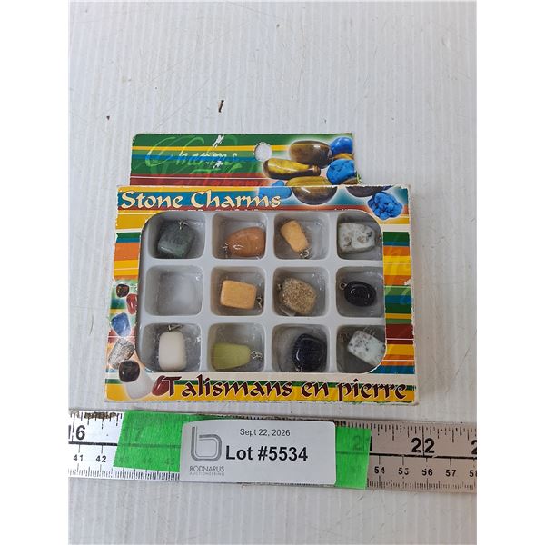 Set of Stone Charms