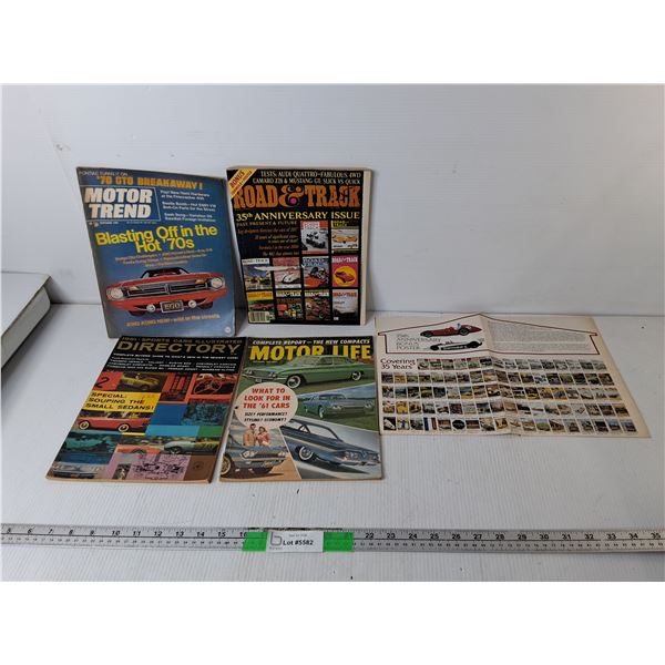 Mostly Vintage Car Magazines/Directory