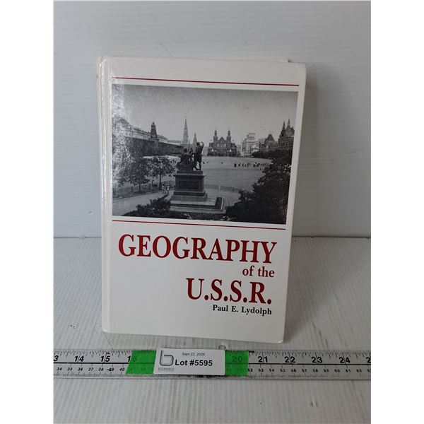 'Geography of the U.S.S.R.' Book by Paul E. Lydolph