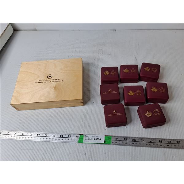 Royal Canadian Mint Coin Display Box & Clamshell Cases