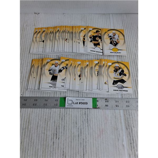 Lot of 2023-24 Upper Deck Boston Bruins Centennial Cards-not all are pictured