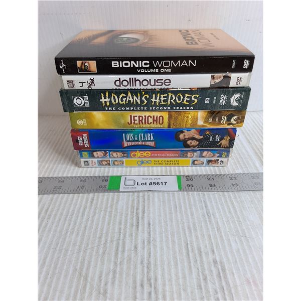DVD Series Featuring Hogan's Heroes,Bionic Woman,Glee,Jericho,Lois&Clark and Dollhouse