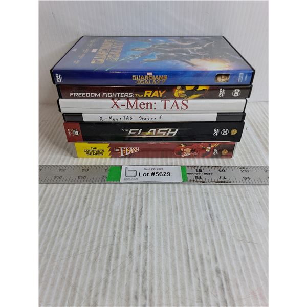 DVD Set of The Flash,X-Men, Guardians of the Galaxy