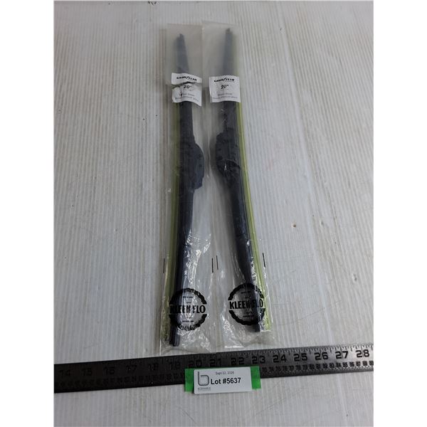 (2) New Good Year 20" Windshield Wiper Blades