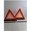 Image 1 : (2) Emergency Roadside Triangles