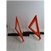 Image 2 : (2) Emergency Roadside Triangles