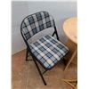 Image 4 : *(1) Table, (1) Planter Table, (2) Metal Folding Chairs No Shipping