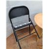 Image 5 : *(1) Table, (1) Planter Table, (2) Metal Folding Chairs No Shipping