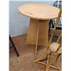 Image 8 : *(1) Table, (1) Planter Table, (2) Metal Folding Chairs No Shipping