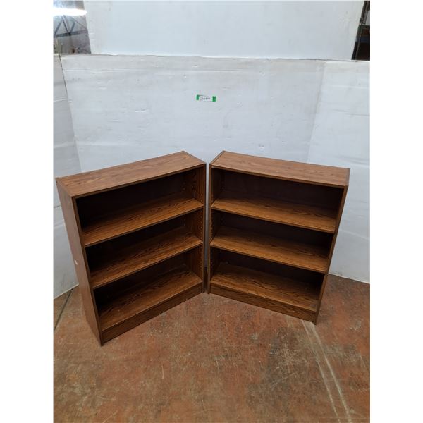 (2) Particle Board Shelves with Adjustable Shelf Levels No Shipping