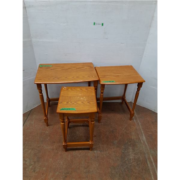 *(3) Wooden Tables No Shipping