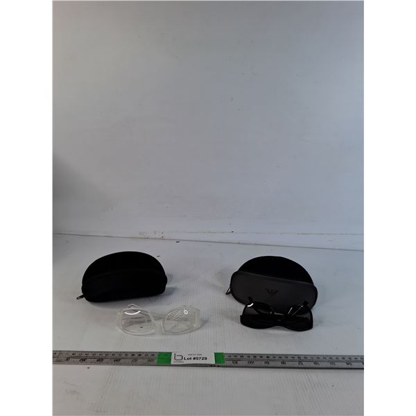 Emporio Armani Sunglasses With Case (Cannot Authenticate), Safety Glasses With Case