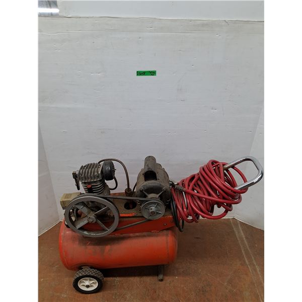 *Orange Air Compressor Tested Works No Shipping
