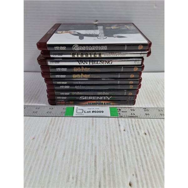 (10) HD DVD Movies-The Scorpion King,Serenity,Van Helsing,Harry Potter and more