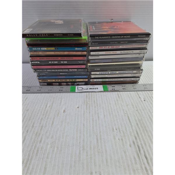 (25) Music CD's-Ace of Base,Shania Twain,Wilson Philips,Jann Arden and more