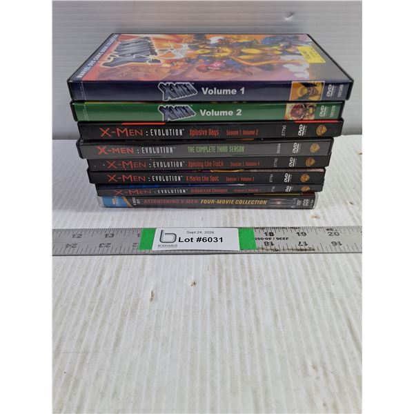 (8) DVD's Featuring X-Men