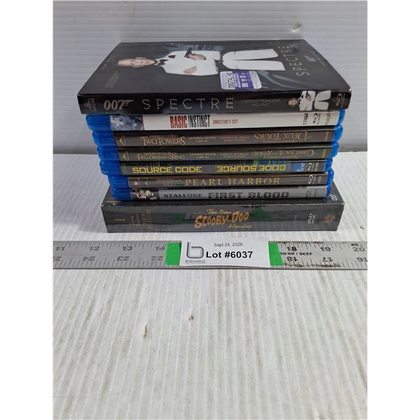 DVD and Blu-Ray Lot-Scooby-Doo Movies,007 Spectre,Basic Instinct,Pearl Harbor and more