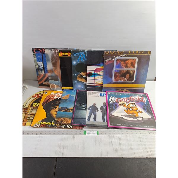 (12) Records-Elton John,Boney M,Garfield,Olivia Newton-John and more