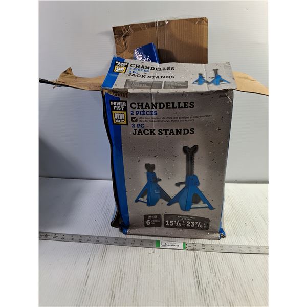 Power Fist 2 Piece Jack Stands, Pickup Only