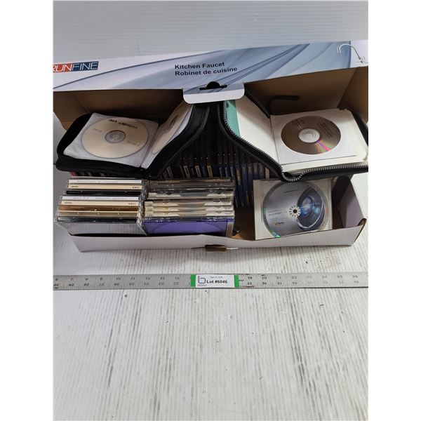 Large Lot of Computer Related Software and Blank CD's-not all are pictured