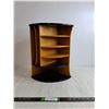 Image 1 : Wooden Corner Shelf 9"x9.5"x17.5"
