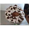Image 1 : Highland Cow Plush Chair 29" Diameter- Can't Ship