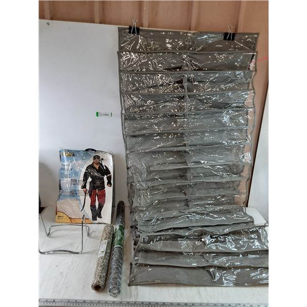 Over-The-Door Hanging Organizer, Spirit Halloween Pirate Pillager Costume, Galvanized Chicken Wire