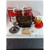Image 1 : Assorted Cups, Plates, Ovenware, Containers, Jump Game, Cooler Bag