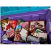 Image 5 : Plastic Tote- As Is, Christmas Lights- Power On & Decor- Can't Ship