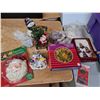 Image 6 : Plastic Tote- As Is, Christmas Lights- Power On & Decor- Can't Ship
