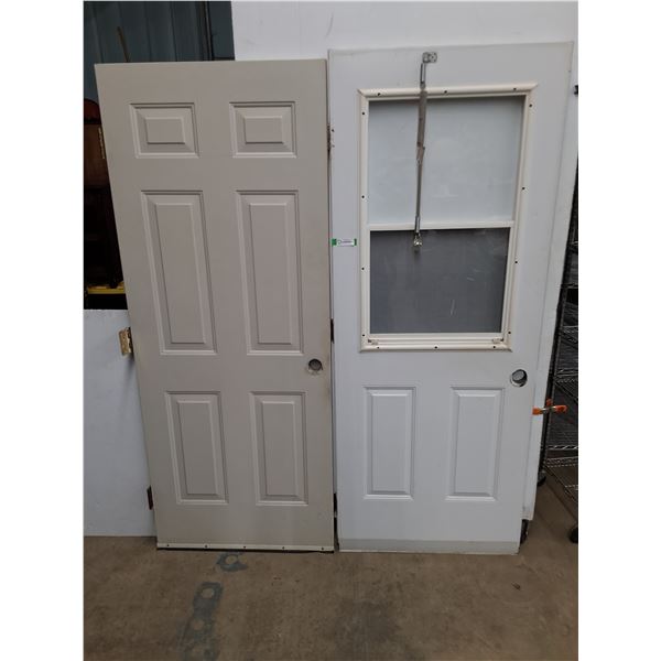** (2) Outside Doors - 32" x 80" - Pickup Only