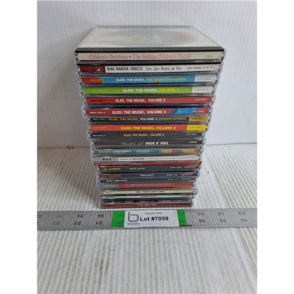 (20) Music CD's-Glee:The Music,Lee Aaron,Pink,The Corrs and more