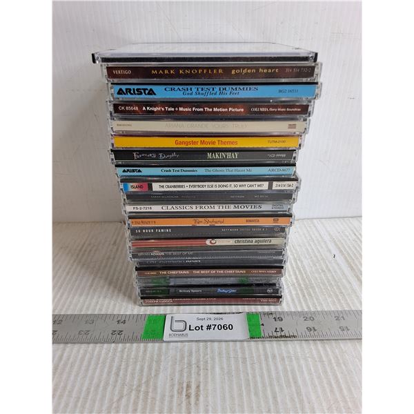 (20) Music CD's-The Chieftains,Bryan Adams,Crash Test Dummies,Ariana and more