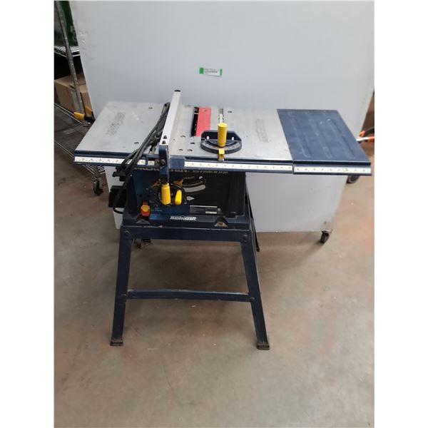 * Mastercraft Table Saw - Tested - 36x18x34" - Cannot Ship