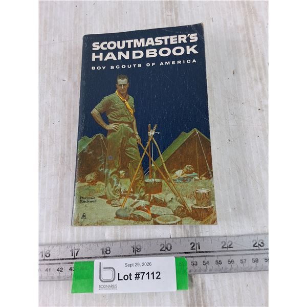 Vintage Scoutmaster's Handbook Boy Scouts of America 1965