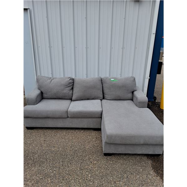 ~Grey Sectional Couch 98" x 69" x 33" No Shipping