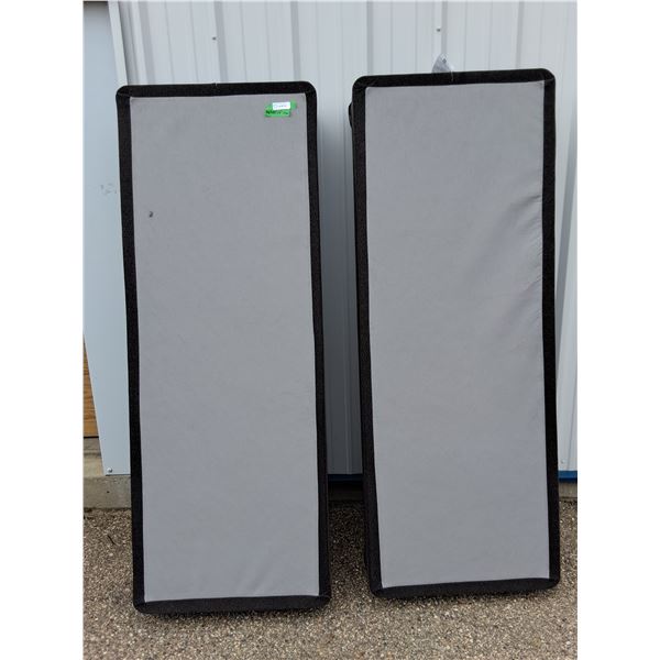 ~(2) Box Springs 30" x 80" x 9" No Shipping