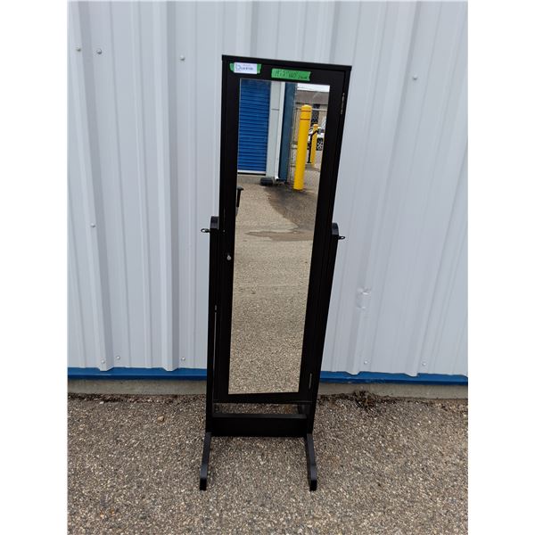~Standing Mirror with Jewelry Storage Case 19" x 21" x 60" No Shipping