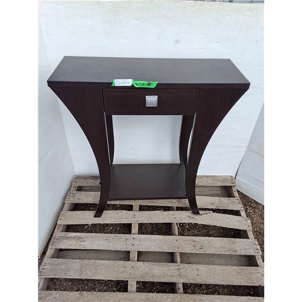 ~Black Particle Board Accent Table 16" x 16" x 27" No Shipping