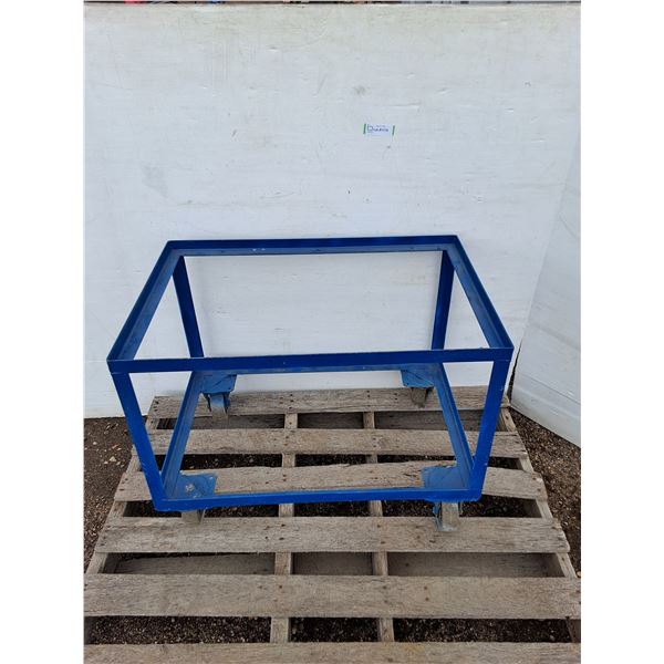 **Blue Metal Trolley No Shipping