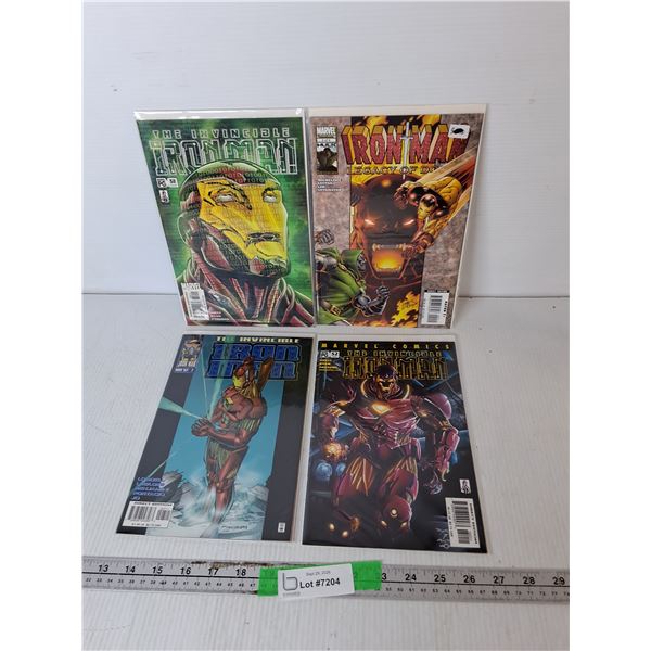 (4) Iron Man Comics