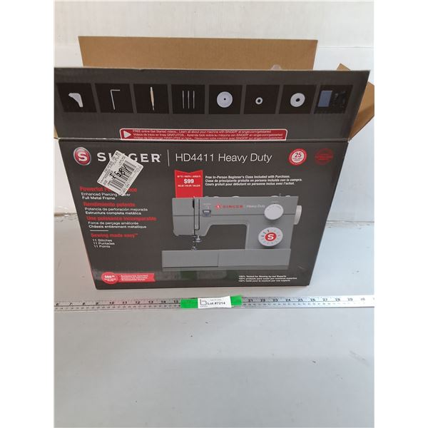 Singer HD 4411 Sewing Machine- Powers On, Can't Ship