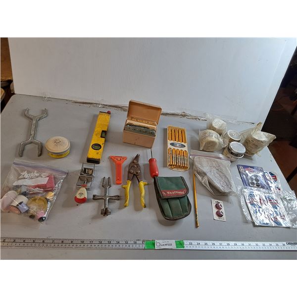 Chopsticks, Chemical Cartridges, Sewing Kit, Misc.