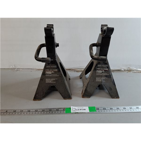 (2) Pro Point 2 Ton Jack Stands, Pickup Only