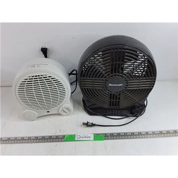 (2) Electric Fans - As Is, Might Need Repair