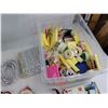 Image 6 : Assorted Paper Punches, Glue Sticks, Sticky Notes, Tapes, Tape Dispensers, Container, Misc