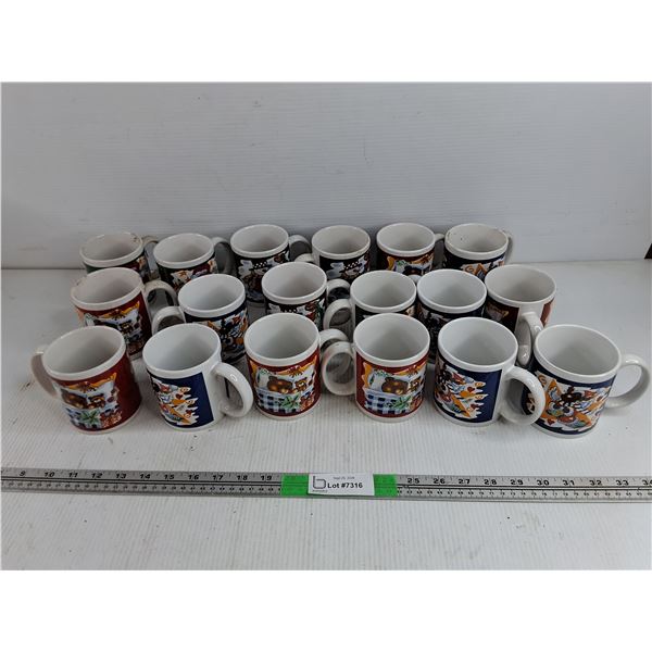 Assorted Ceramic Christmas Mugs