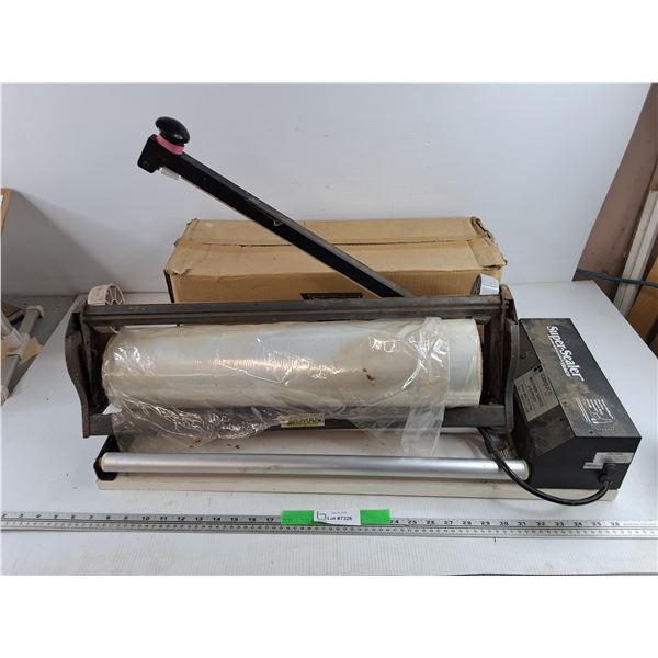 Traco Super Sealee Shrink Wrap System & Wrap Rolls - As Is, PICKUP ONLY