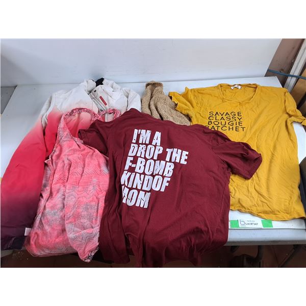 T Shirts, Poncho, Winter Jacket, Tank Top - Size M
