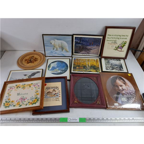 Framed Wall Art Prints, Embroidery Art & 3D Wall Decor